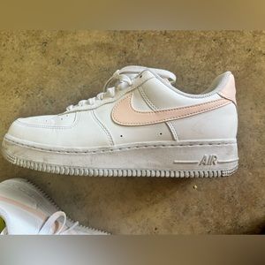 Nike Air Force 1’s Light Pink Woman’s 10